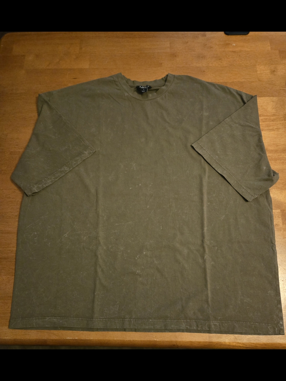 BoohooMan Boxy Oversized Shirt. Mens Med